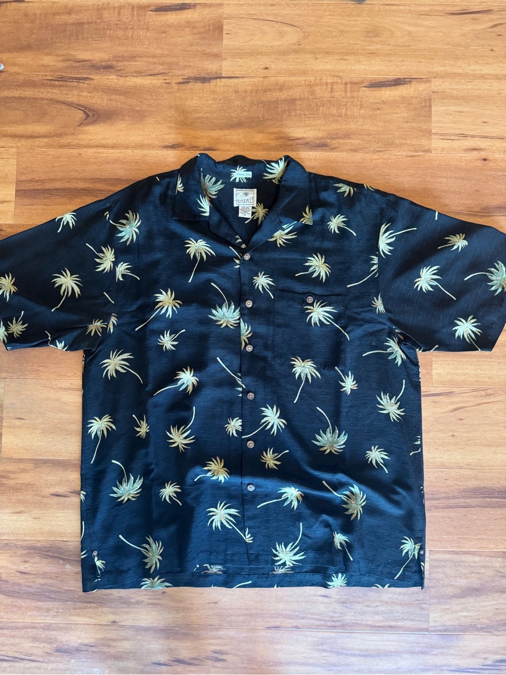 Toscano, Luau, and Axis Men's Silk Blend Shirts Size XL Lot Of 3 - Picture 3 of 7